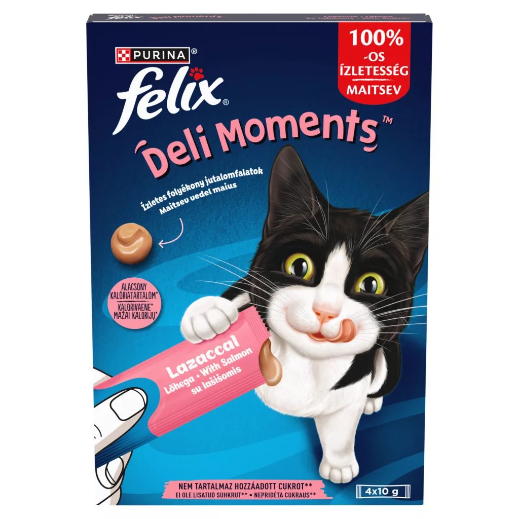 Purina Felix Deli Moments lazac macska jutalomfalat