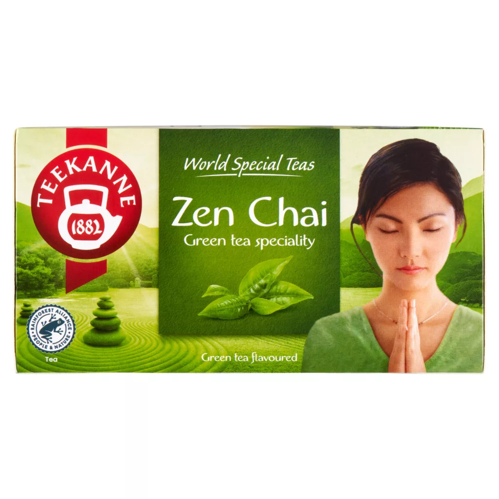 Teekanne Zen Chai citrom és mangó ízesítésű zöld tea 20 filter