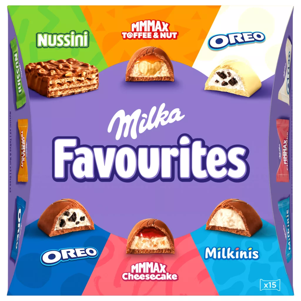 MILKA MINI VÁLOGATÁS PRALINÉ