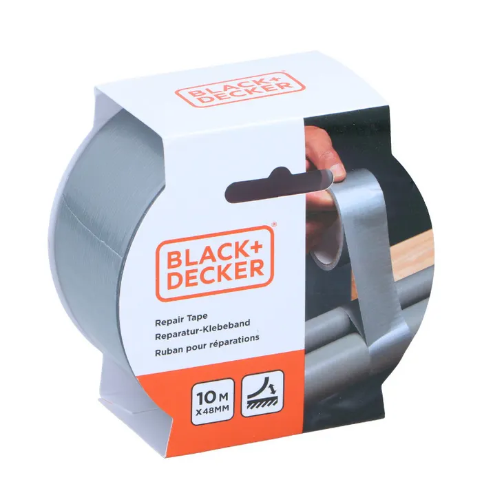 Black+Decker ragasztószalag 48mmx10mtr PL shk/in ezüst BXPATA7005 150Micron