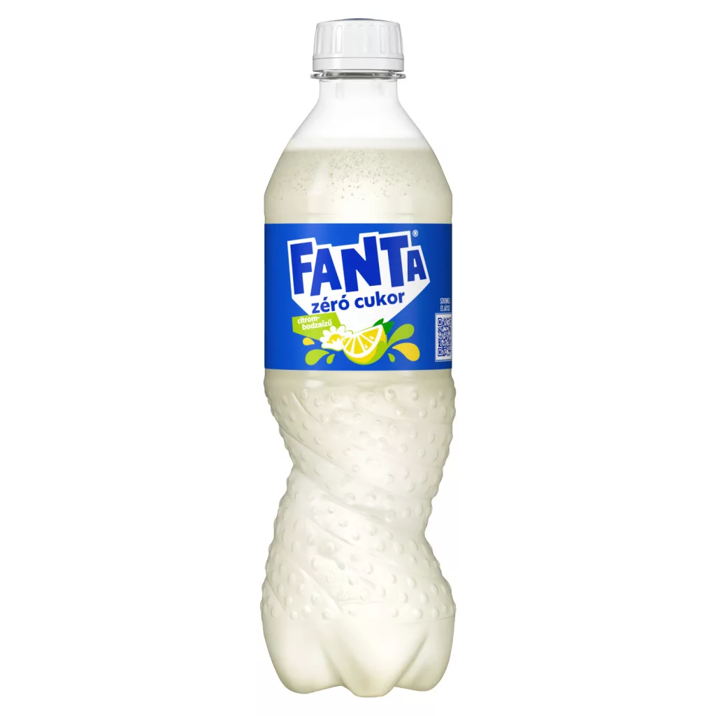 Fanta zéró cukor citrom- és bodzaízű energiamentes szénsavas üdítőital édesítőszerekkel