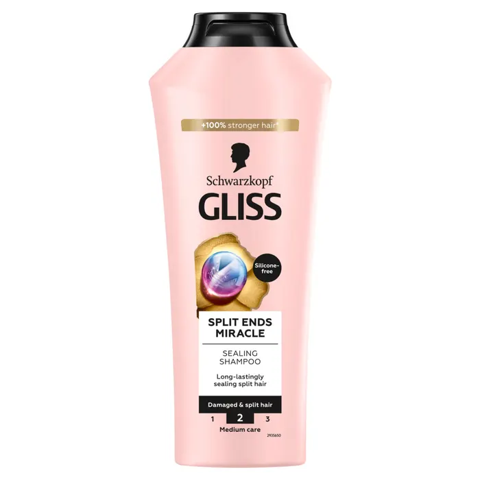 Gliss Split Ends Miracle sampon ionic komplex-szel és szőlőmag olajjal