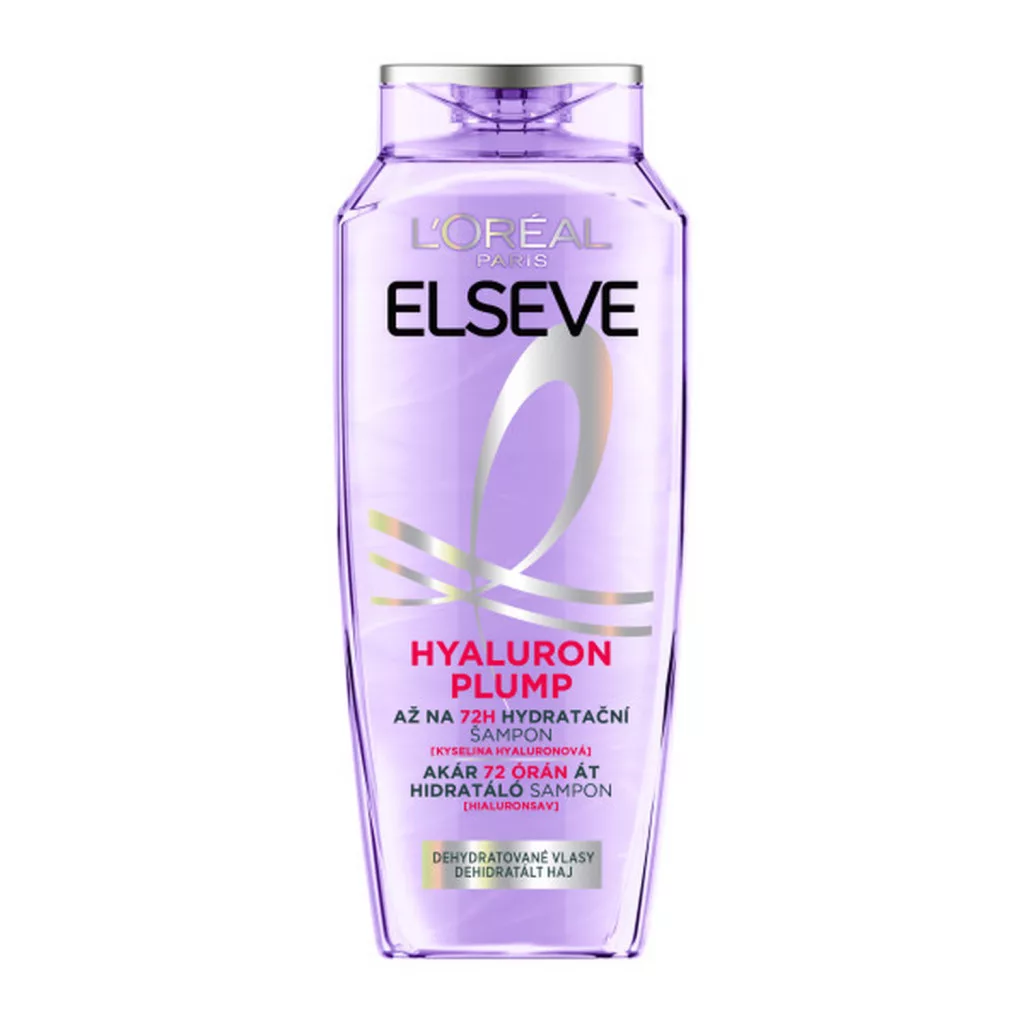 L'Oréal Paris Elseve Hyaluron Plump akár 72 órán át hidratáló sampon hialuronsavval