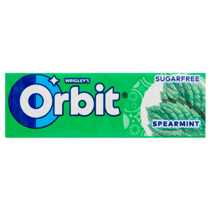 Orbit Spearmint mentaízű cukormentes rágógumi édesítőszerrel