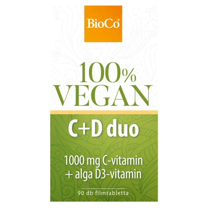 BioCo 100% Vegan C+D duo étrend-kiegészítő filmtabletta