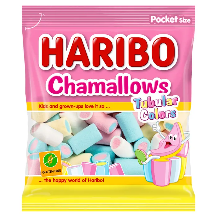 Haribo Chamallows Tubular Colors habcukorka