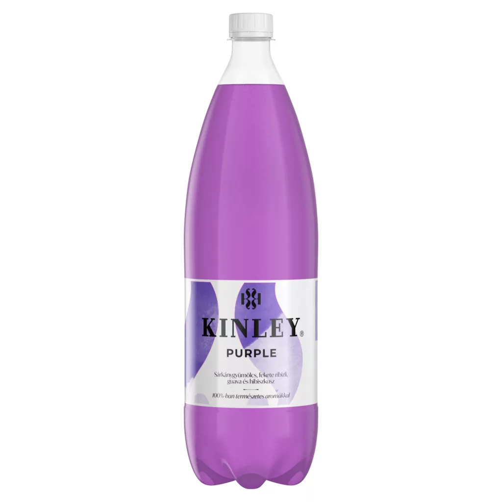 Kinley szénsavas üdítőital purple