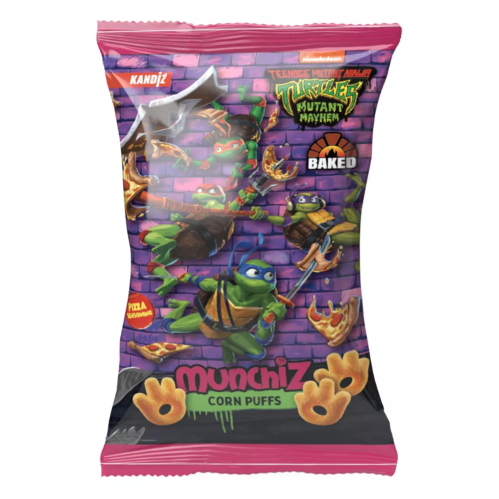 Munchiz puffancs kukoricasnack Pizza Tini Nindzsa Teknőcök