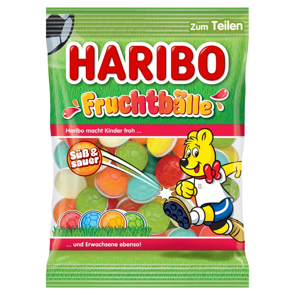 Haribo gumicukor Fruchtbälle
