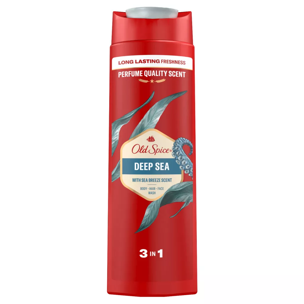 Old Spice Deep Sea Férfi Sampon és Tusfürdő, Hosszan Tartó Frissesség