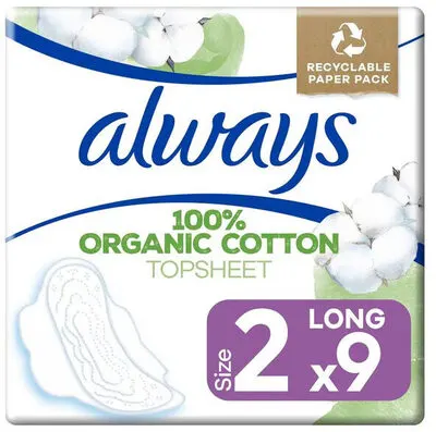 Egészségügyi betét Cotton Protection, 2-es méret, long