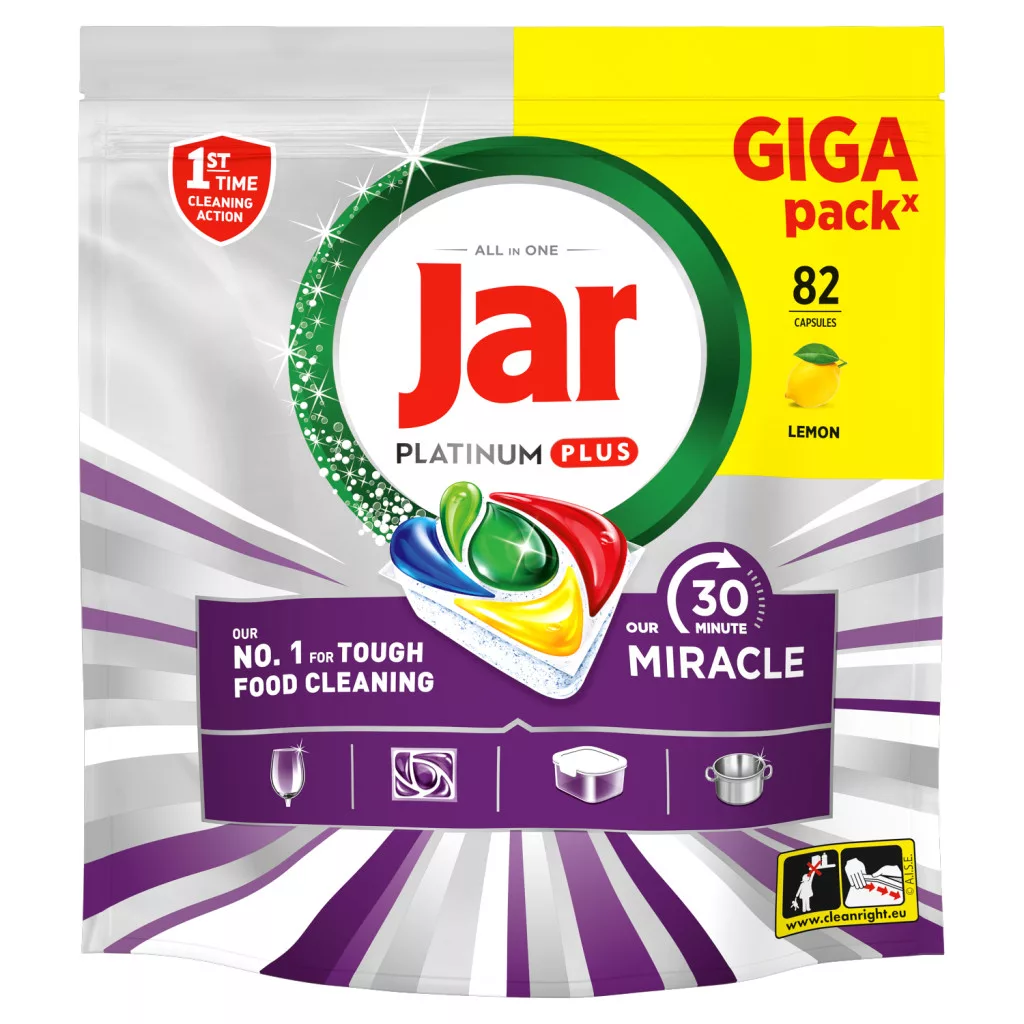 Jar Our 30 Minute Miracle Platinum Plus Mosogatókapszula