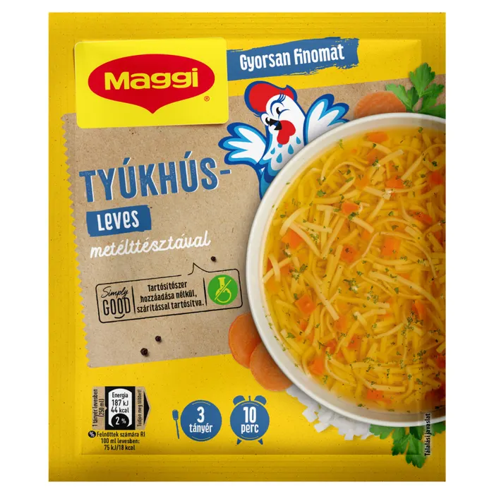 Maggi tyúkhúsleves metélttésztával