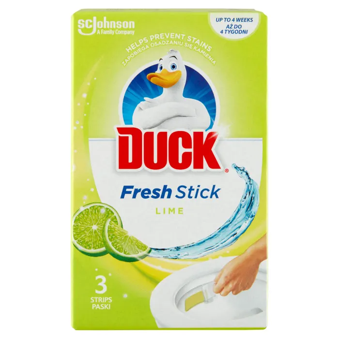 Duck Fresh Stickers Lime zselés WC öblítő csík