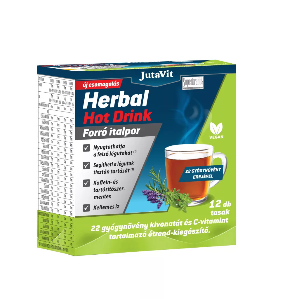 JutaVit Herbal Hot Drink forró italpor (tasak) felnőtteknek