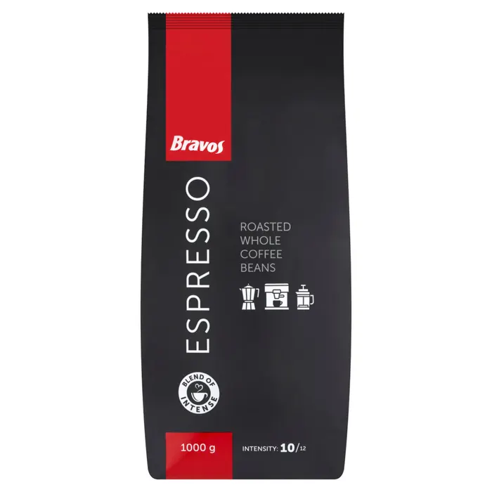 Bravos Espresso pörkölt szemes kávé