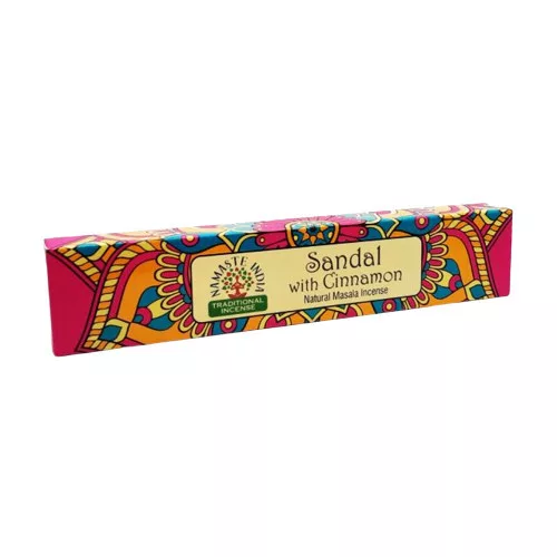 Namaste Füstölő /cs India Szantál és Fahéj