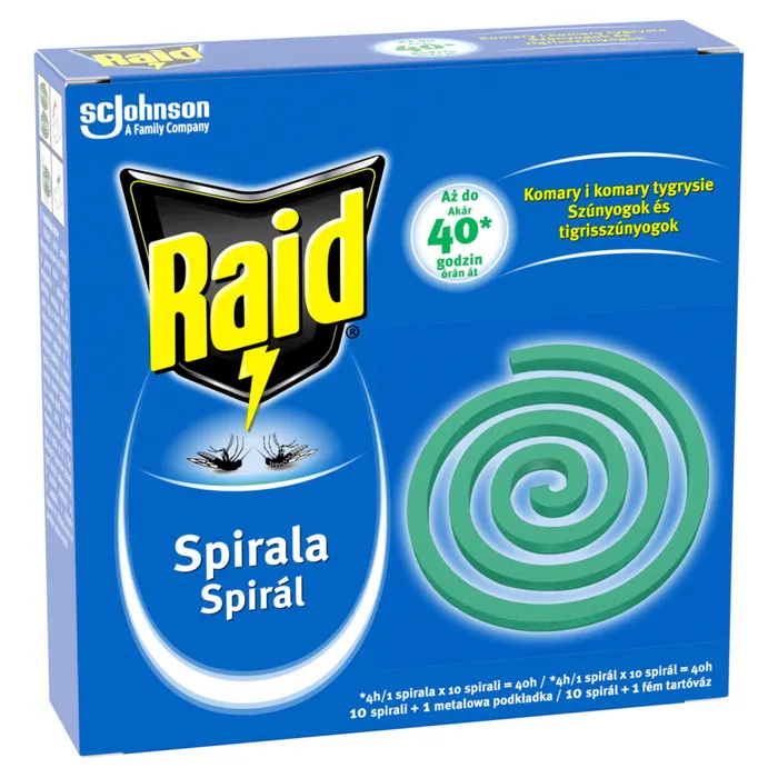 Raid kültéri szúnyogirtó spirál