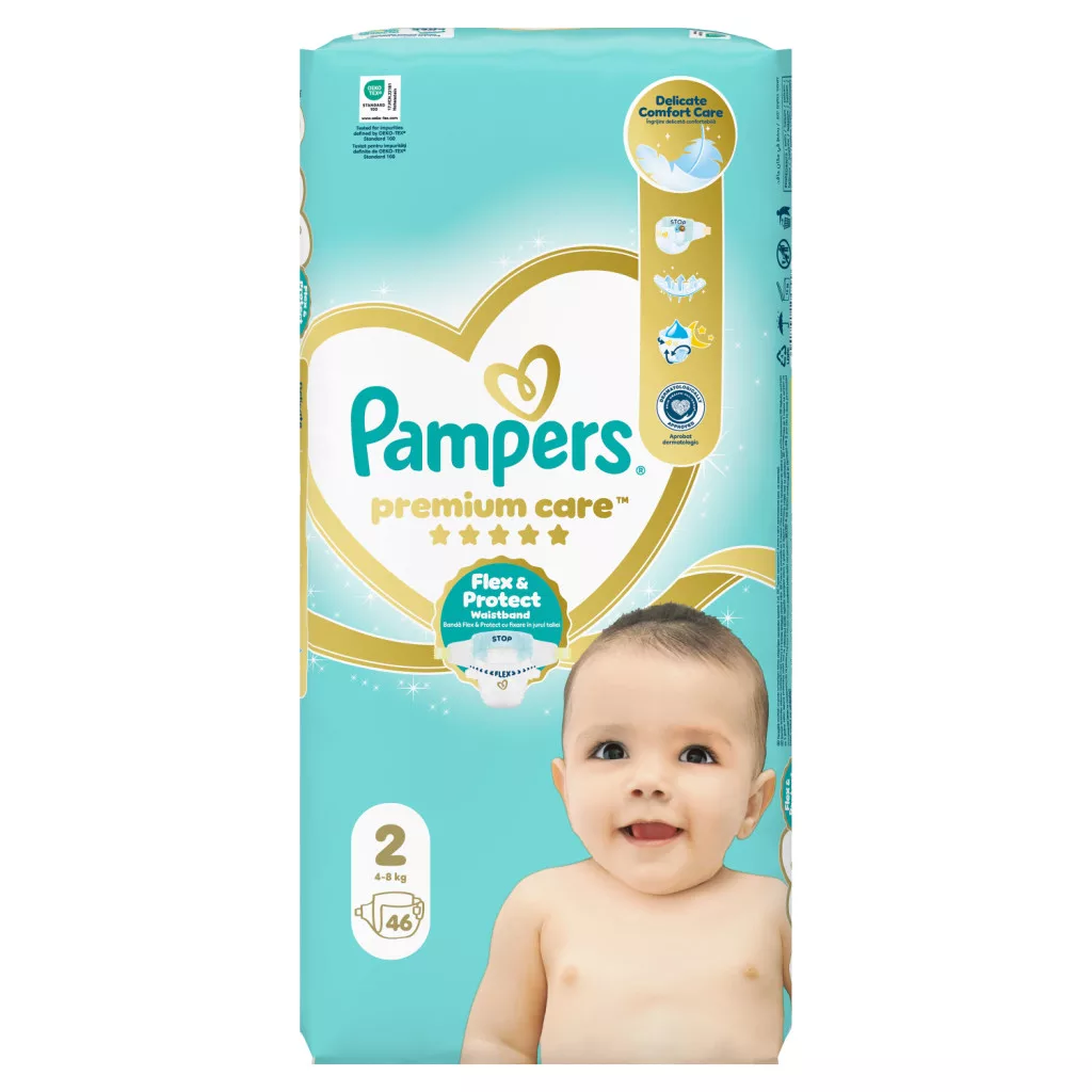 Pampers Premium Care Pelenka, Méret: 2 4kg-8kg