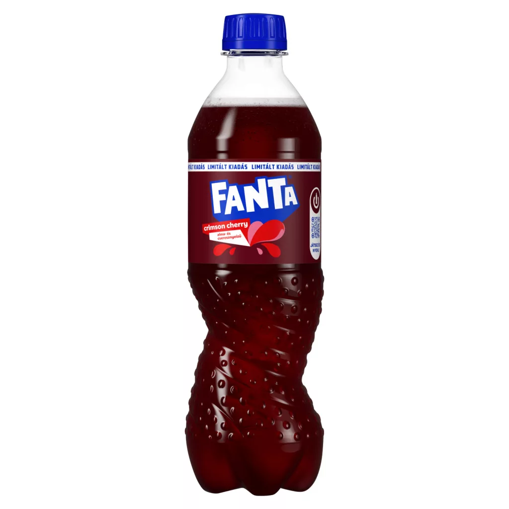 Fanta energiaszegény alma- és cseresznyeízű szénsavas üdítőital cukorral és édesítőszerekkel