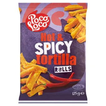 Poco Loco tortilla rolls Hot & Spicy