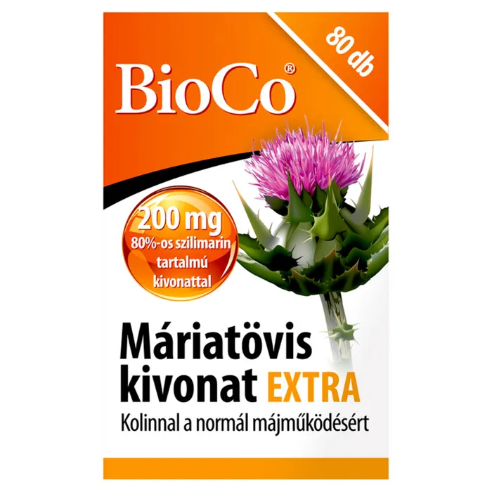 BioCo Máriatövis kivonat Extra étrend-kiegészítő filmtabletta
