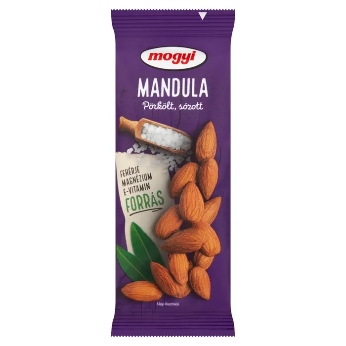 Mogyi pörkölt, sózott mandula