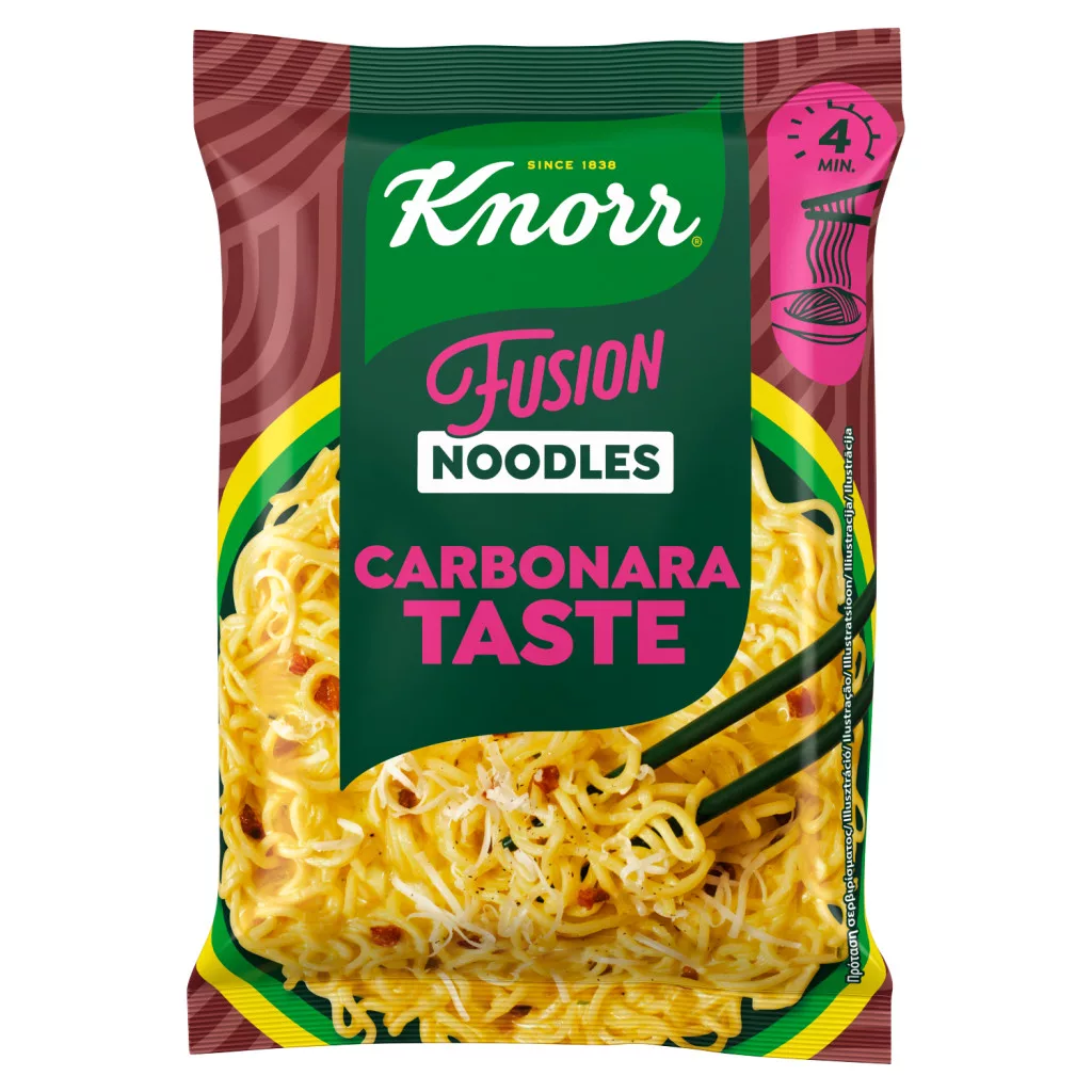 Knorr instant tésztás leves carbonara ízesítéssel