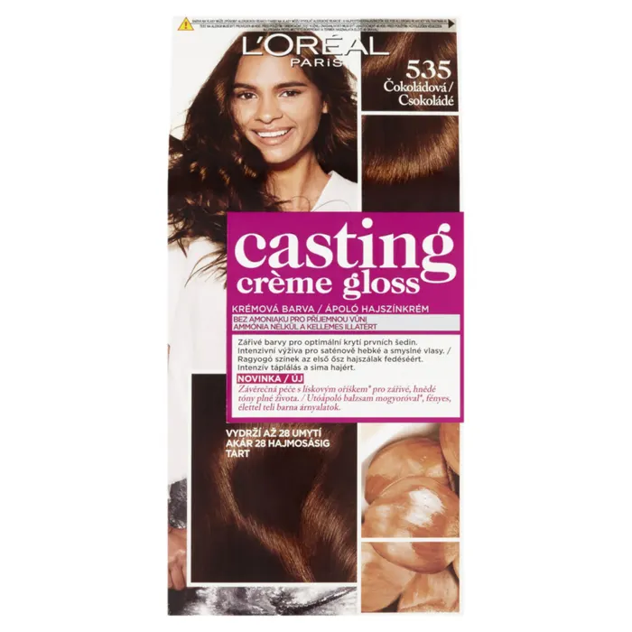 L'Oréal Paris Casting Créme Gloss hajszínező 535 Csokoládé 48 +72 +