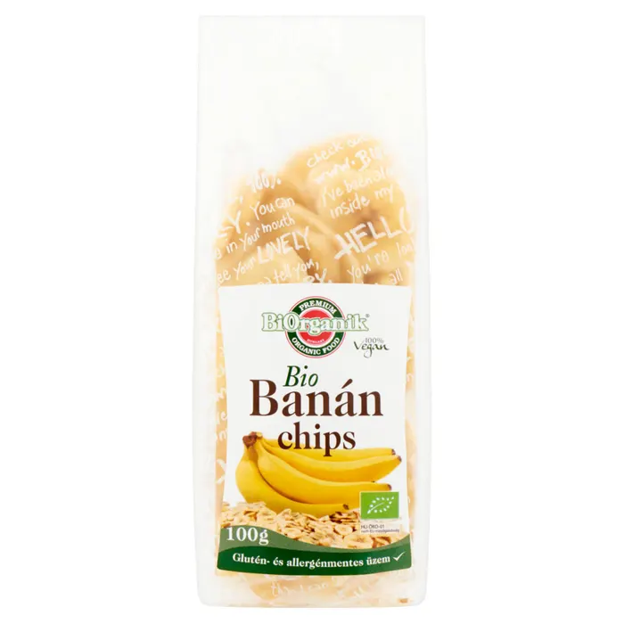 BiOrganik BIO banán chips