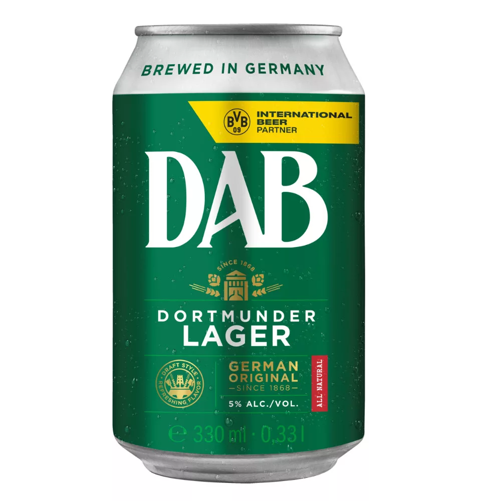 DAB sör lager világos 5% dobozos