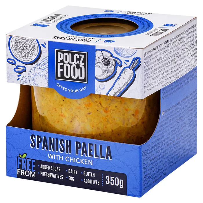 POLCZ adalékmentesen készétel Spanyol Paella csirkehússal