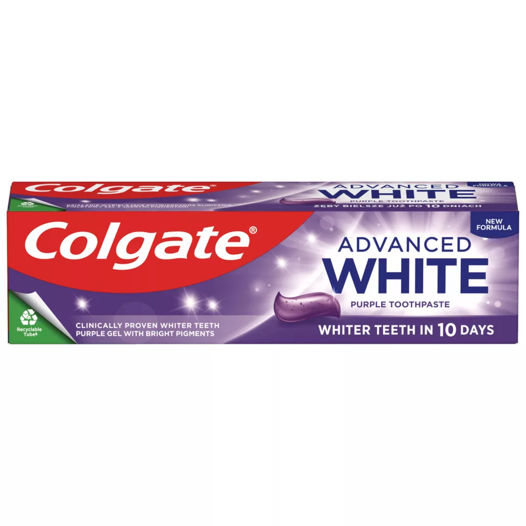 Colgate® Advanced White Purple fogfehérítő fogkrém