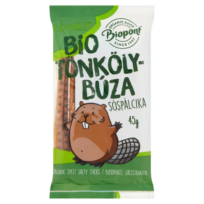 Biopont BIO teljes kiőrlésű tönkölybúza sóspálcika