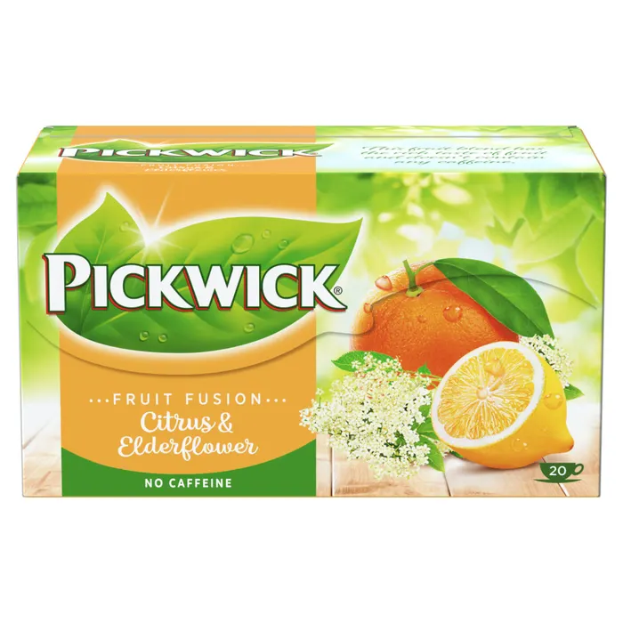 Pickwick Fruit Fusion gyümölcstea citrom- és narancshéjjal és bodzavirággal ízesítve 20 filter