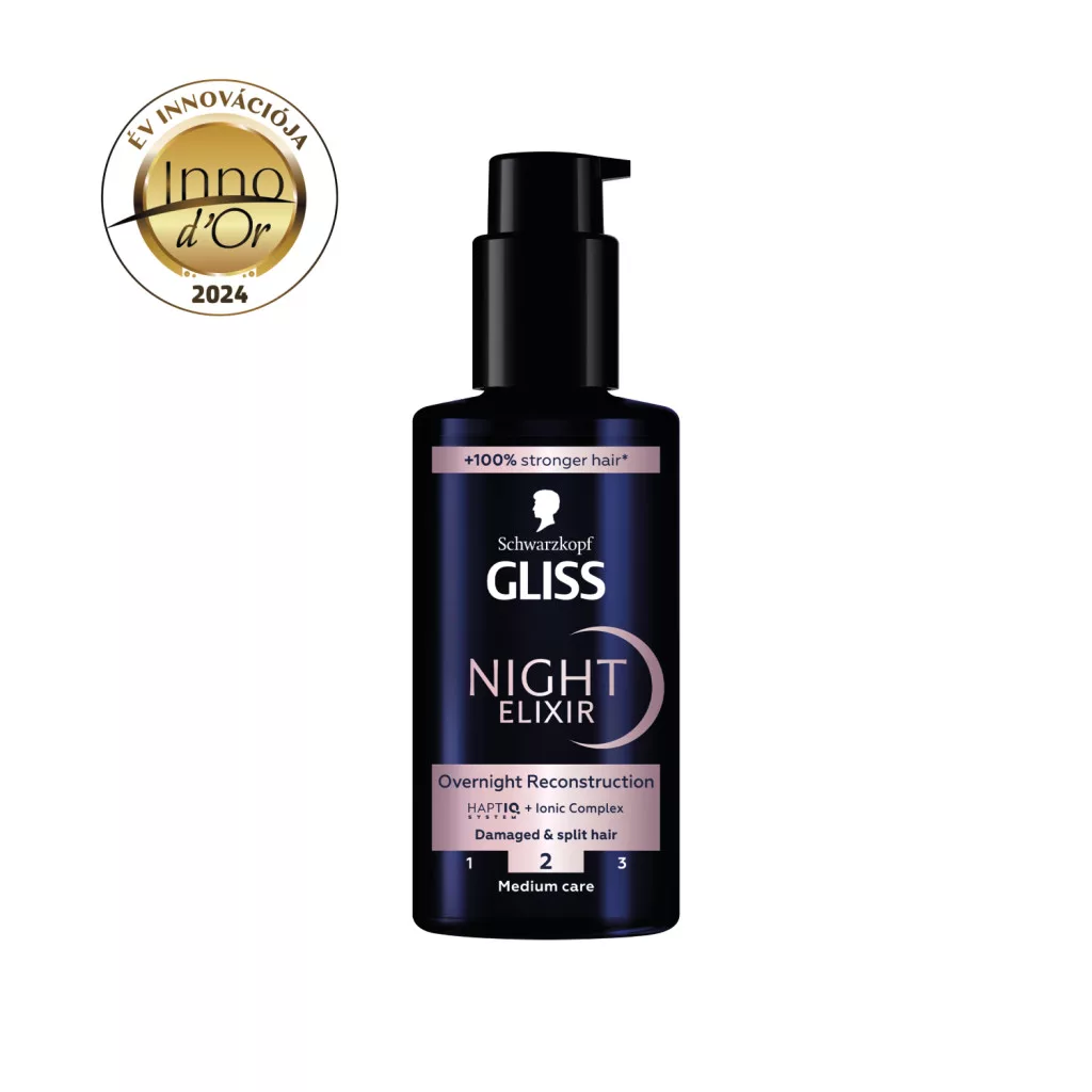 Gliss Night Elixir újjáépítő éjszakai hajpakolás