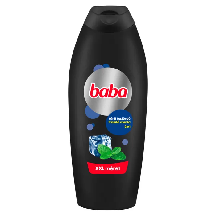 Baba 2in1 frissítő menta férfi tusfürdő