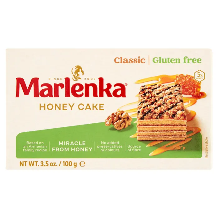 Marlenka gluténmentes mézes torta dióval