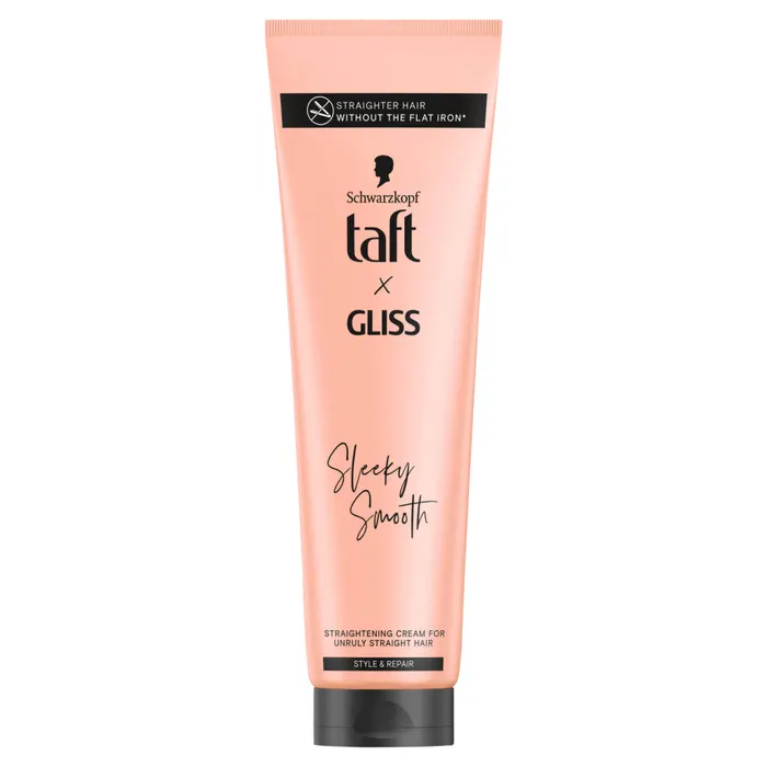 Taft x Gliss Sleeky Smooth hajegyenesítő krém a rakoncátlan egyenes hajra