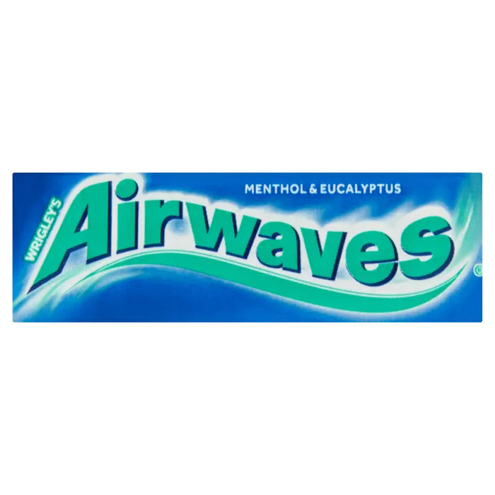 Airwaves Menthol & Eucalyptus mentol- és eukaliptuszízű cukormentes rágógumi édesítőszerrel