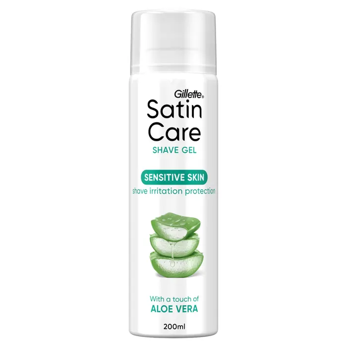 Gillette Satin Care Női Borotvazselé, leheletnyi Aloéval az Érzékeny Bőrre, a touch of Aloe Vera ml