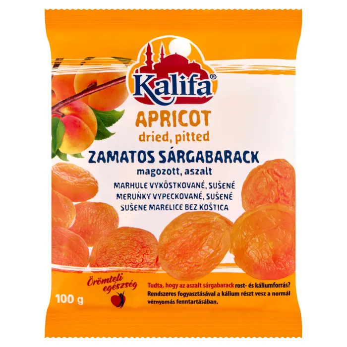 Kalifa magozott, aszalt zamatos sárgabarack